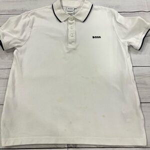 Boss White Polo Shirt